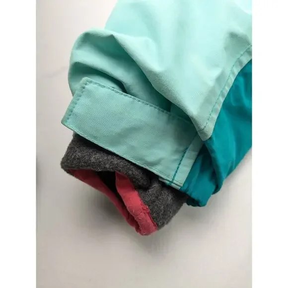 Lands' End Aqua/Teal Girls Winter Coat